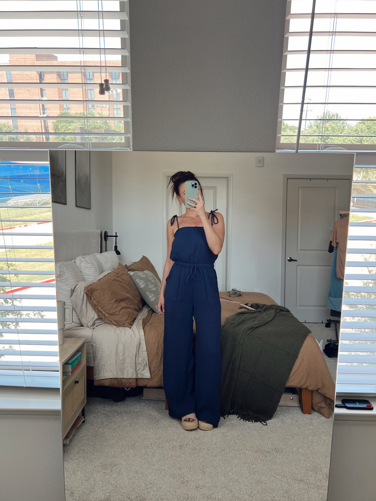 Relaxed Tie Jumpsuit